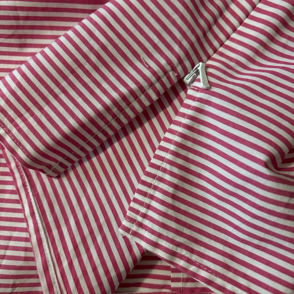 ❤️2/$15 or 3/$21❤️ Talbots Striped Sleeveless Top w/Beading, Size 2 - Picture 5 of 9